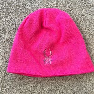 Spyder Vibrant Pink Kids Hat